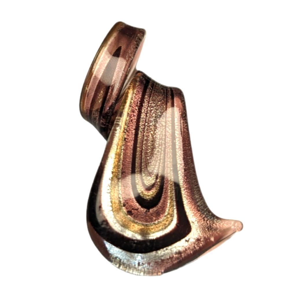 Sparkly glass pendant